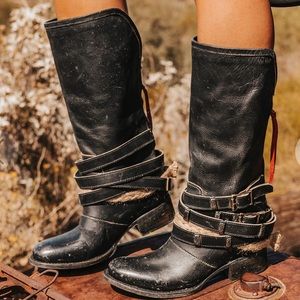 Freebird by Steven Black Leather Boots